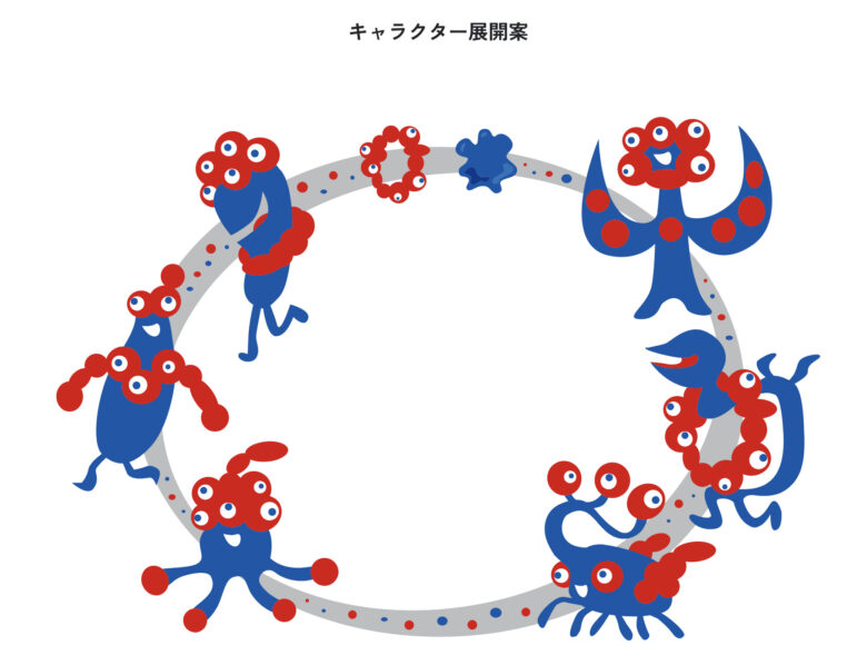 謎の生物ミャクミャク
